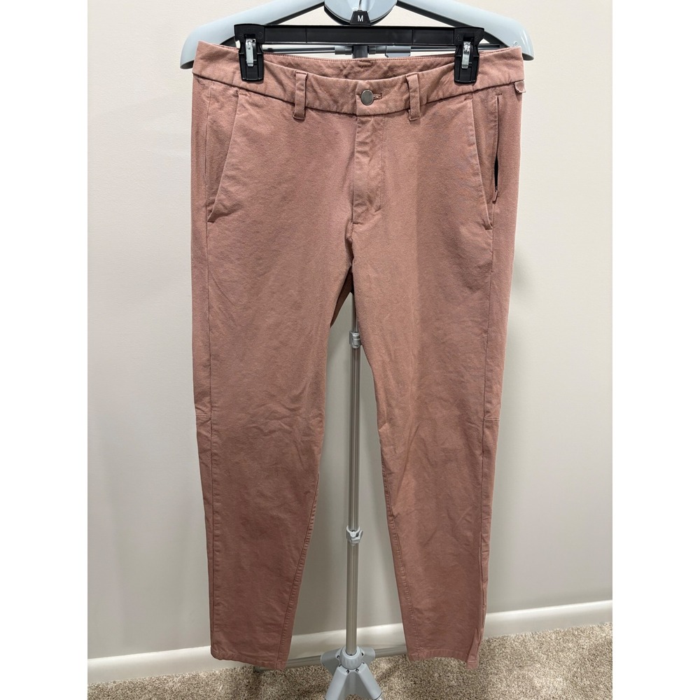 Lululemon Men's Commission Pant Slim 31x31" Earth Dye Clay Chino Brick M5ACNS